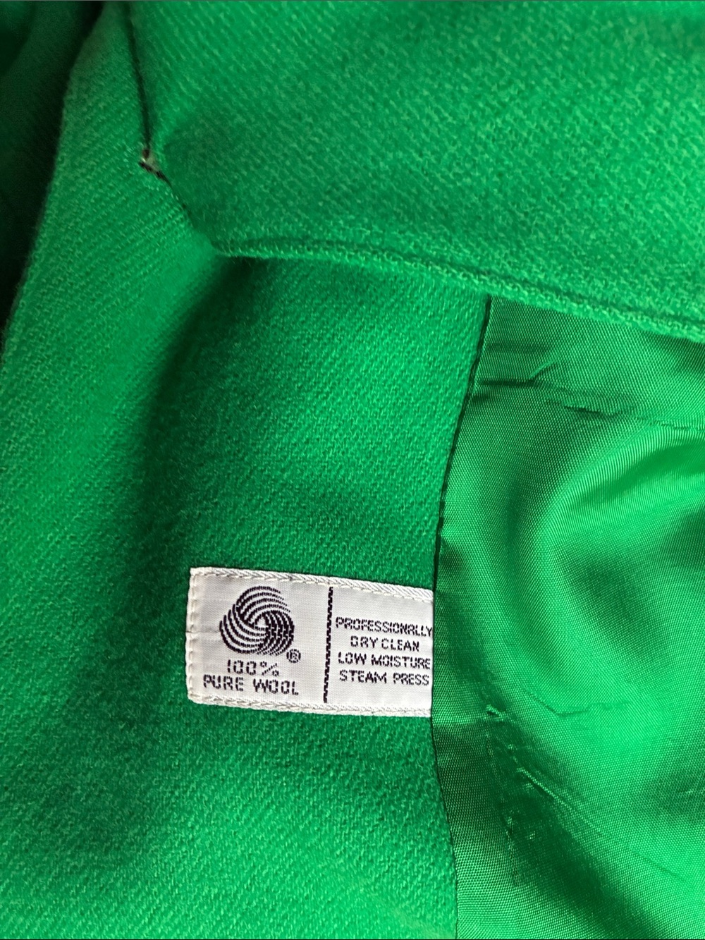 Vintage women’s size 8 emerald green Single-Button Blazer - Picture 6 of 9